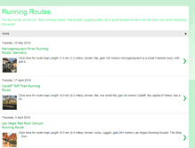 Tablet Screenshot of joggingroutes.org